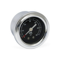 OIL PRESSURE GAUGE, LIQUID FILLED 60 PSI