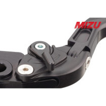  Adjustable and Foldable Replacement Lever Black Anodized Clutch Side 