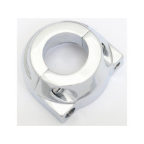  Custom Throttle Clamp Tapered Style Chrome 1" Dual Cable 