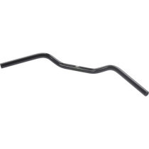  1" Flat Track Handlebar Dimpled Black Powder Coated 1" Throttle Cables 