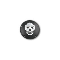  Skull Derby Cover 3-hole Black Chrome 