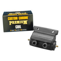  Custom Chrome Premium Ignition Coil Black 5 Ohm Dual Fire 