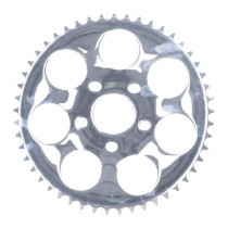 REAR SPROCKET, CHROME. 49T