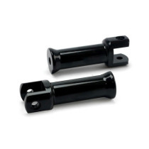 M8 Softail passenger footpeg mounts, black