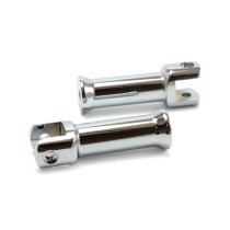 M8 Softail passenger footpeg mounts, chrome