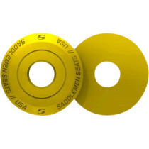 SEAT FENDER WASHER YELLOW