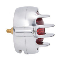 Motone, Lecter LED taillight. Polished, no bracket. ECE