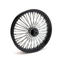 Roue avant à 48 rayons Fat Spoke - 3.50" x 21" - Simple disque - Noir