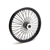 Roue avant à 48 rayons Fat Spoke - 2.15" x 21" - Simple disque - Noir