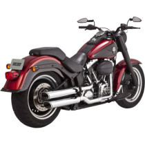 MUFFLER EC TWIN SLASH SLIP-ONS CHROME