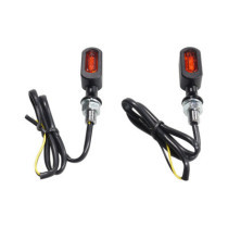 Fastline, LED 3-1 taillight/turn signals.  Black/amber lens