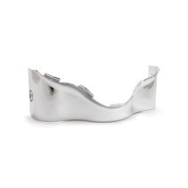 Lower outer Batwing fairing trim skirt. Chrome