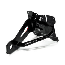 Zieger, side mount license plate bracket kit. Black