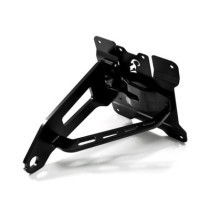 Zieger, side mount license plate bracket kit. Black