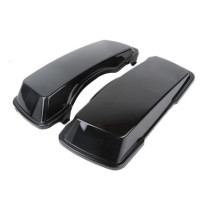 Saddlebag lid set. Black