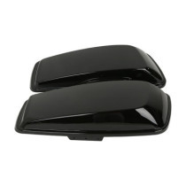 Saddlebag lid set. Black