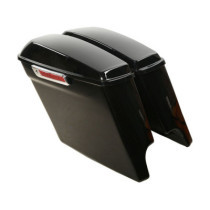 5" down extended saddlebag set. Black