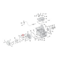 Spacer, transmission door bearing