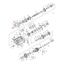 SCREW, HOUSING, MAINSHAFT BEARING