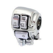  96-up Backlit Hand Control Switch and Housing Kit With Audio and Cruise Control Chrome 