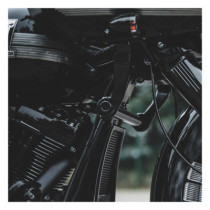 Killer Custom, lower fairing support bar. Black