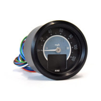 MMB 48mm electronic speedometer Target 120mph black