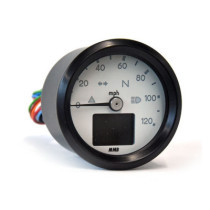 MMB 48mm electronic speedometer Basic 120mph black