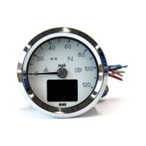 MMB 48mm electronic speedometer Basic 120mph chrome