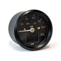 MMB 48mm electronic speedometer Basic 120mph black