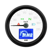 MMB 48mm electronic speedometer Basic 220kmh black