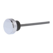 Oil tank fill plug, chrome