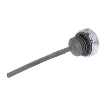 Oil tank fill plug, chrome