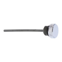 Oil tank fill plug, chrome