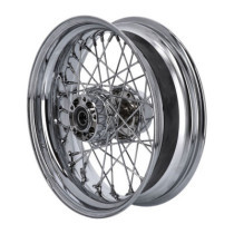 5.00 x 16 rear wheel 40 spokes chrome