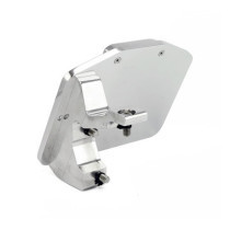 CPV, License plate bracket kit swing. Polished. France