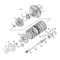 Clutch adjusting plate