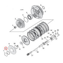 Seat, clutch spring