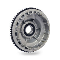 Clutch shell with sprocket