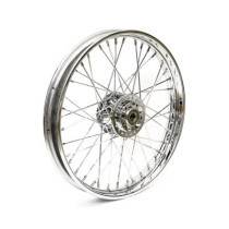 2.15 x 21 front wheel 40 spokes chrome