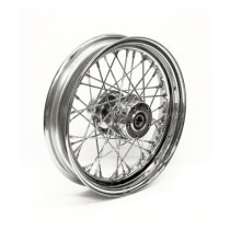 3.00 X 16 front wheel 40 spoke chrome