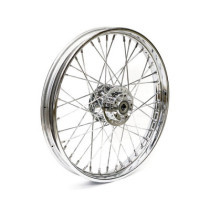 2.15 x 21 front wheel 40 spokes chrome