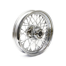 3.00 x 16 rear wheel 40 spokes chrome