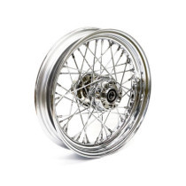 3.00 x 16 rear wheel 40 spokes chrome