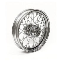 3.00 x 16 rear wheel 40 spokes chrome