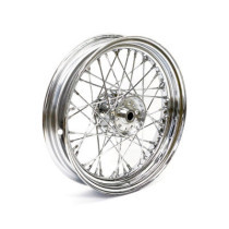 3.00 x 16 wheel 40 spokes chrome