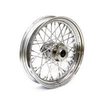 3.00 x 16 front wheel 40 spokes chrome