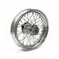 3.00 x 16 rear wheel 40 spokes chrome