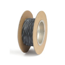 NAMZ, wire on spool. 18 gauge, 100ft. Gray/White stripe