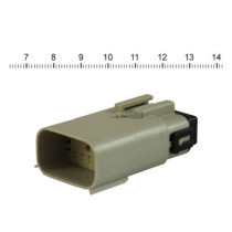 NAMZ, Molex MX-150 connector. Gray, receptable, 12-pin