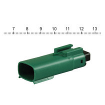 NAMZ, Molex MX-150 connector. Green, receptable, 3-pin